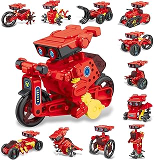 Jiakora STEM 12-in-1 Education Robots Toys for Boys Age 8-12, DIY Educational Toy Science Kits for Kids, Building Experiment Robotics Set Birthday Gifts for 8 9 10 11 12 Years Old Boys Girls Teens