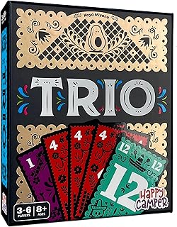 Happy Camper - Trio | Hottest New Family Game | Award-Winning | Game-of-The-Year | Perfect Summer Travel Game | Great Party Game | 3-6 Players | Ages 8+