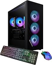 Scale Gaming PC Desktop Computer Intel Core i5 14400F CPU, NVIDIA GeForce RTX 4060 8GB GPU, 16GB DDR5 RGB 5200MHz RAM, 1TB NVMe SSD, Windows 11 Home, Gamer Keyboard and Mouse - SCI5N4601