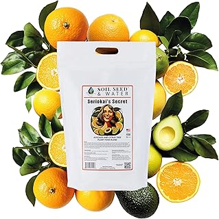 Seriokai’s Secret Organic Fertilizer – Soil Amendment for Avocado & Lime, Lemon, Grapefruit, Orange and Citrus Trees - OMRI Listed Organic Fertilizer