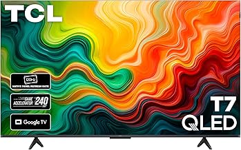 65 Inch Class T7 Series | 4K QLED HDR | 65T7, 2025 Model | 120HZ-144HZ High Brightness Smart Google TV Dolby Atmos Audio | Voice Remote Alexa Gaming Streaming Television