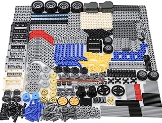500+ Technical-Parts Group EV3 Building Block Parts Regular-Sized Replacement Mechanical Parts Include Brick,Bush,Technic Pin,Gear.
