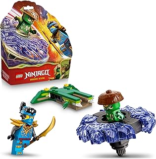 NINJAGO NYA vs. Mutation Monster Spinner Building Toy for Boys & Girls - Ninja Toy Figures & Playset for Kids, Ages 6+ - Includes 2 Minifigures for Pretend Play - Gift Idea for Birthdays - 71849