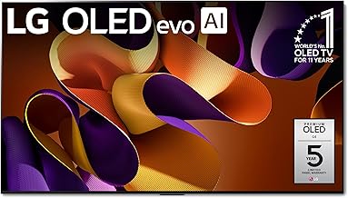 83-Inch Class OLED evo G4 Series Smart TV 4K Processor Flat Screen with Magic Remote AI-Powered with Alexa Built-in (OLED83G4WUA, 2024)