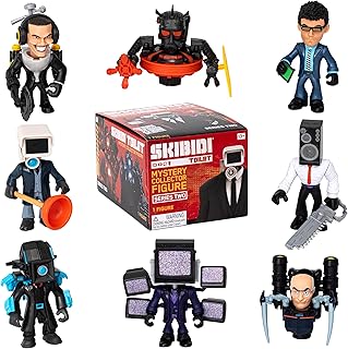 Mystery Figure Collector Series 2, Collectible Figures, YouTube Animation Sensation, Officially Licensed Skibidi Toilet Merch