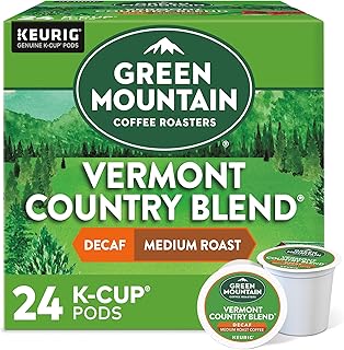 Vermont Country Blend Decaf, Keurig Single-Serve K-Cup Pods, Medium Roast Coffee, 96 Count
