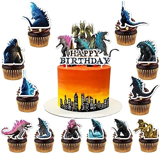 13PCS Cake Toppers, Cupcake Toppers Happy Birthday Cake Topper Set Party Supplies Party Decorations. (Decor 8)