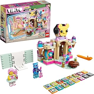 VIDIYO Candy Castle Stage 43111 Building Kit Toy; Inspire Kids to Direct and Star in Their Own Music Videos; New 2021 (344 Pieces)