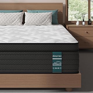 Queen Mattress 14 Inch - Enhanced Deep Sleep Hybrid Mattress for Pressure Relieving - Cooling Bed in a Box for Back & Side Sleepers - CertiPUR-US Certified, 365-Night Trial, Fiberglass-Free