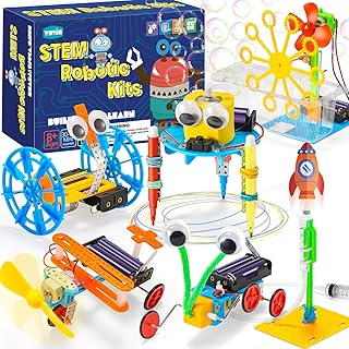 STEM Robotics Kits for Kids Age 8-12 8-10, Science Kits for Kids 8-12, STEM Toys for Boys Age 8 9 10 12 13 14 Girls Boys Birthday Gifts, Robot Building Crafts 8-12 Engineering Motor Set