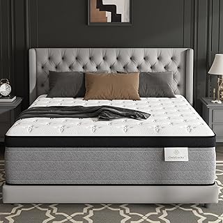 Firm King Mattress 12 Inch, Luxury Hotel Level King Size Mattress in a Box with Gel Memory Foam & Individual Pocket Springs, Upgraded Strong Edge Support, Fiberglass-Free