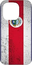 iPhone 15 Pro Grunge Costa Rica Flag Cool Central America Costa Rican Gift Case