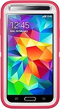 DEFENDER SERIES Samsung Galaxy S5 Case - Retail Packaging - Neon Rose (Whisper White/B