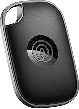 Tile Pro - Powerful Bluetooth Tracker, Key Finder and Item Locator for Keys, Bags and More. Both iOS and Android Compatible. Phone Finder. 1-Pack (Black)