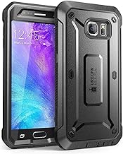 SUPCASE Unicorn Beetle PRO Series Designed for Galaxy S6 Case, with Built-in Screen Protector Full-body Rugged Holster Case for Galaxy S6 (2015 Release) (Black/Black)