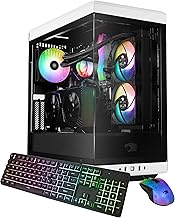 Y40 PRO White Gaming PC Desktop Computer Intel Core i9 14900F CPU, NVIDIA GeForce RTX 5080 16GB GPU, 32GB DDR5 RGB 5200MHz RAM, 2TB NVMe SSD, Windows 11 Home, Keyboard, Mouse - Y40WI9N5801