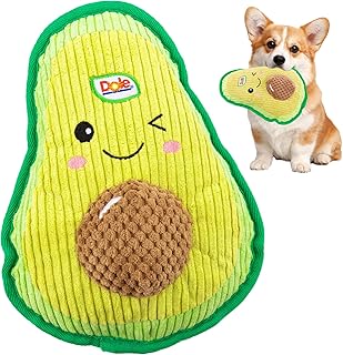 Dog Toys for Small Dogs and Medium Dogs, Squeaky Dog Toys Plush Avocado, Stuffed Toys for Dogs