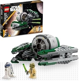 Star Wars: The Clone Wars Yoda’s Jedi Starfighter 75360 Star Wars Collectible for Kids Featuring Master Yoda Figure with Lightsaber Toy, Birthday Gift for 8 Year Olds or any Fan of The Clone Wars