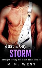 Just a Gay... Storm: Straight to Gay MM First Time Erotica (Just... Straight Strangers Book 1)