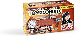 Del Indio Papago Neutral Bar soap with Tepezcohuite 125gr - For All Skin Types - Regenerative and Antioxidant Properties