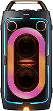 Sound Tower ST40F Portable Party Speaker w/Built-in Battery, Bluetooth Connectivity, Up to 12 Hours Battery Life, IPX4 Splash Resistant, Microphone & Guitar Inputs, Party Lights+