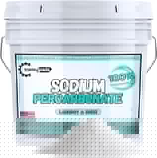 TradeGrade Sodium Percarbonate Powder – Oxygen Bleach Powder for Laundry, Home & Outdoor Cleaning – Unscented Multi-Purpose Cleaner and Stain Remover in Resealable Bucket (160 Ounce)
