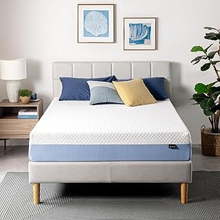10 Inch Queen Cooling Essential Memory Foam Mattress [NewVersion], Fiberglass Free, Medium Feel, Breathable Cooling Layers, Certified Safe Materials