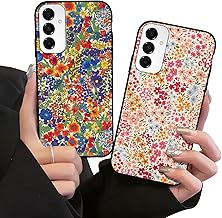 2 Pack Garden Flowers Phone Cases for Samsung Galaxy S7 Vintage Girly Floral Design for Girls Women Boy Men,Slim TPU Fashion Protective Cover Funda for Samsung S7 5.1 Inch