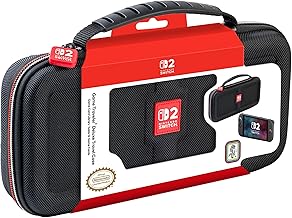 R.D.S. INDUSTRIES, INC. - Game Traveler Deluxe Licensed Travel Case for Nintendo Switch, Nintendo Switch 2, OLED, Black Small (NS241)