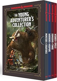 The Young Adventurer's Collection Box Set 1 [Dungeons & Dragons 4 Books]: Monsters & Creatures, Warriors & Weapons, Dungeons & Tombs, and Wizards & ... & Dragons Young Adventurer's Guides)
