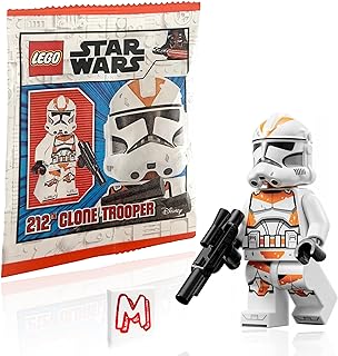 Star Wars Revenge of The Sith Minifigure - Clone Trooper 212th Attack Battalion (Phase 2) with Dirt Stains and Blaster 75337