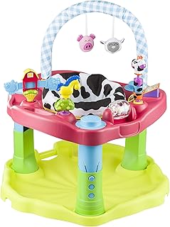 Evenflo Exersaucer Moovin & Groovin Activity Center, 25x30x30 Inch (Pack of 1)