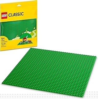 Classic Green Baseplate, Square 32x32 Stud Foundation to Build, Play, and Display Brick Creations, Great for Grassy Nature Landscapes, 11023,4+ Years