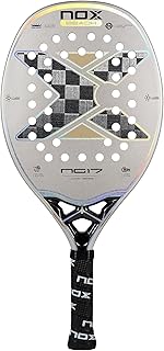 Beach Tennis Racket NG17 Luxury 2023 | High-Performance Beach Tennis Paddle | 18K Aluminized Carbon w/HR3 Black Eva Core | Exclusive Spin & Dynamic Composite Structure | Rough Surface for Extra Spin