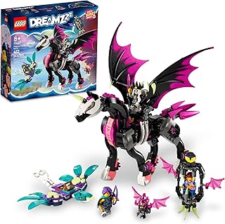DREAMZzz Pegasus Flying Horse 71457 Building Toy Set, Fantasy Action Figure Creature, Comes with 3 Minifigures Including The Nightmare King, Unique Birthday Gift for Girls and Boys Ages 8+