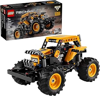 Technic Monster Jam DIGatron Pull-Back Monster Truck Toy - Building Toy for Kids, Boys and Girls, Ages 7+ - Creative Gift Idea for Lovers of Trucks - 42199