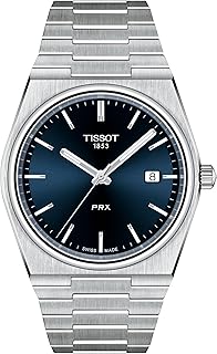 Men's PRX 316L Stainless Steel Case Dress Watch Grey T1374101104100