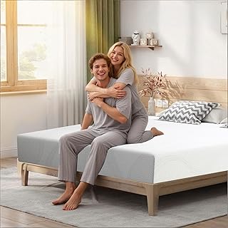 Full Size Mattress, 8 Inch Gel Memory Foam Mattress in a Box, Fiberglass Free Medium Firm Mattresses for Pressure & Pain Relief, Soft and Comfortable (8 Inch Full)