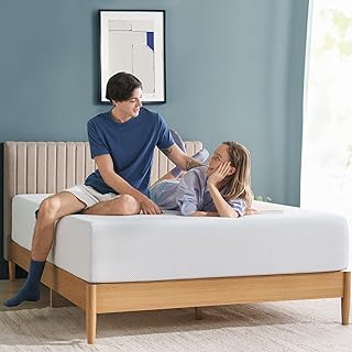 10 Inch Green Tea Cooling Memory Foam Mattress [New Version], Queen, Fiberglass Free, Medium Firmness, Cooling Gel Foam, Certified Safe Foams & Fabric, Mattress in A Box
