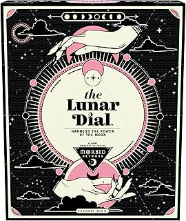 Morbid The Lunar Dial Game - Alter The Phases of The Moon Strategy Game Based on True Crime Podcast Morbid, 2-4 Players, Age 14 and Up