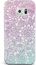 Inspired Cases - Compatible with Galaxy S7 Case - 3D Textured Protective Phone Case for Samsung Galaxy S7 - Flower Zentangle Pattern