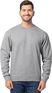Men's Eversoft Fleece Crewneck Sweatshirts, Moisture Wicking & Breathable, Sizes S-4x
