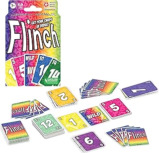 Flinch Card Game, the Original Stockpile Card Game, for 2 to 4 Players, Ages 7+