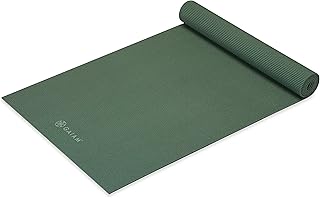 Gaiam Yoga Mat - Premium Solid Thick Non Slip Exercise & Fitness Mat for All Types of Yoga, Pilates & Floor Workouts