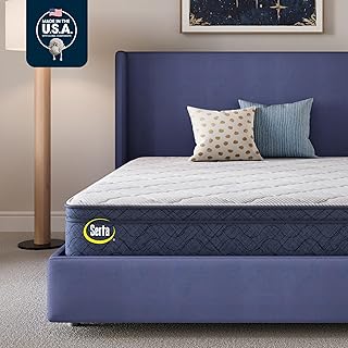Five Star Mattress Tranquility 12-Inch Plush Pillow Top – Full Size – Zoned Support, Pressure Relief, Cooling Comfort – Made in USA – Bed-in-a-Box – 100 Night Trial, 10-Year Limited Warranty