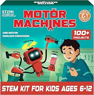 Butterfly EduFields 100+ STEM Toys for Ages 8-13 Boys Girls | STEM Projects kit for Kids 6 7 8 9 10 12 Years | Motor Machines - Robotics & Engineering Toys | Gifts for Smart Kids