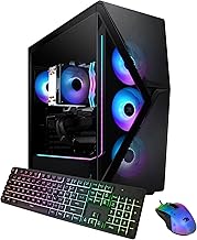 Slate MESH Gaming PC Desktop Computer Intel Core i7 14700F CPU, NVIDIA GeForce RTX 4060 8GB GPU, 32GB DDR5 RGB 5200MHz RAM, 1TB SSD, Windows 11 Home, Gamer Keyboard and Mouse -SMI7N4601