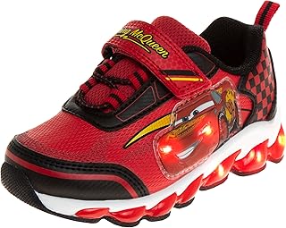 Pixar Cars Boys Black/Red Lighted Sneaker (Toddler/Little Kid)