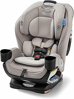 Graco Extend2Fit 3-in-1 Convertible Car Seat, 3 Modes – Rear Facing, Forward Facing Baby Car Seat and Highback Booster Seat, Adjustable Extension Panel for Extra Legroom, Ashten