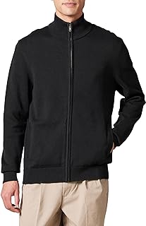 Men's Full-Zip Cotton Sweater